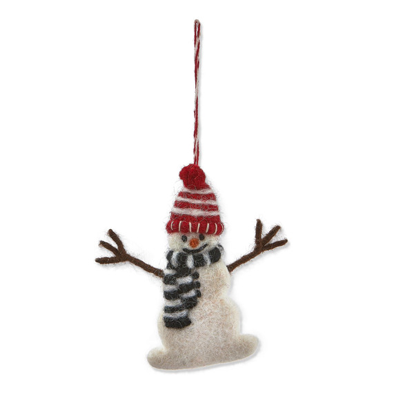 TAG Snowman With Hat & Scarf Ornament (G15569)