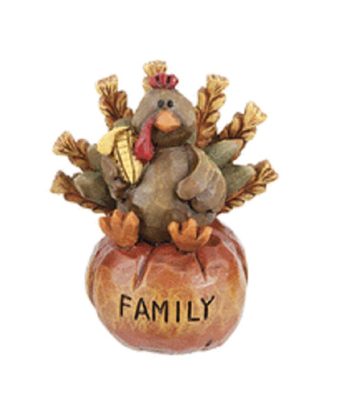 Ganz Mini Turkey Shelfsitter, Family (ER18640C)