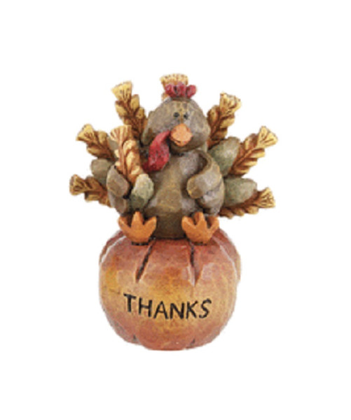 Ganz Mini Turkey Shelfsitter, Thanks (ER18640E)