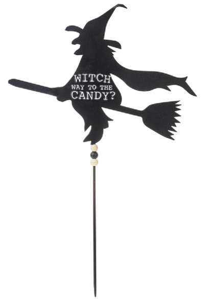 Ganz Embossed "Witch Way to the Candy" Mini Stake (CA177233)