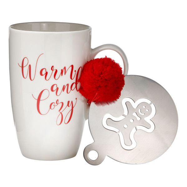 TAG Warm and Cozy Mug and Stencil Set (G14788)