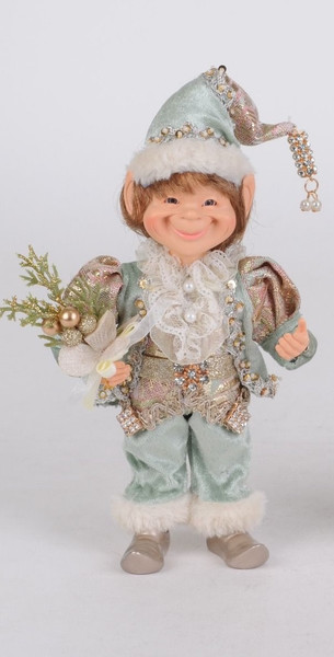 Karen Didion Sage Elf with Blue Jacket , CC09-16(BLUE)