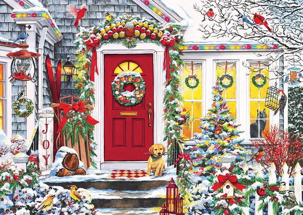 Vermont Christmas Company Boxed Christmas Cards, Winter Welcome (BJR001)