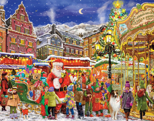Vermont Christmas Company Advent Calendar, Christmas Carousel (BB784)