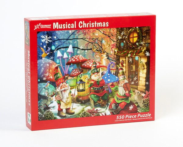 Vermont Christmas Company Jigsaw Puzzle, Musical Christmas - 550 Piece (VC1222)