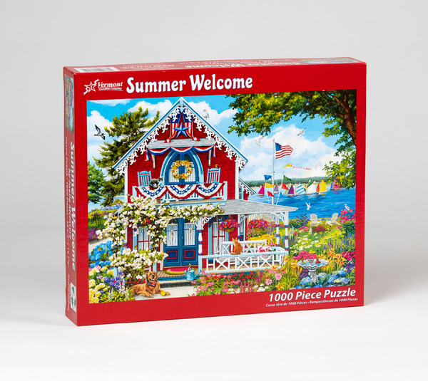 Vermont Christmas Company Jigsaw Puzzle, Summer Welcome - 1000 Piece (VC1207)