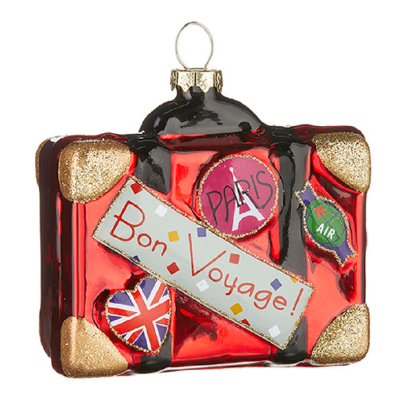 RAZ Imports 3.5" Bon Voyage Luggage Ornament (4220896)