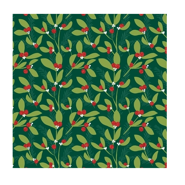 The Gift Wrap Company Jumbo Gift Wrap Roll, Whimsy Berries (76-4806)