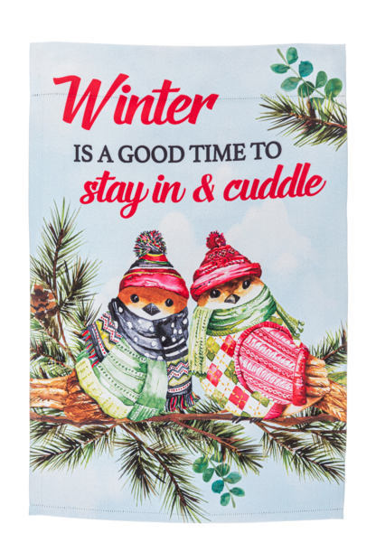 Ganz Garden Flag, Winter Cuddle (EX27526E)