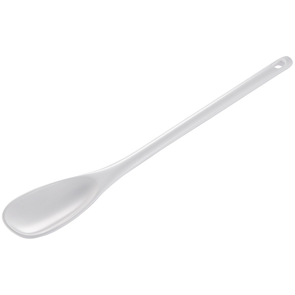 Gourmac 12" Melamine Mixing Spoon, White (3512WH)