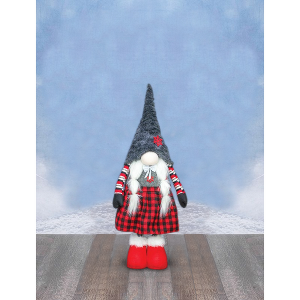 Hanna's Handiworks Stretch Leg Fuzzy Gnome, Girl