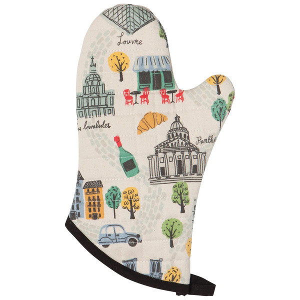 Now Designs Quilted Oven Mitt, Meet Me In Paris (515971)