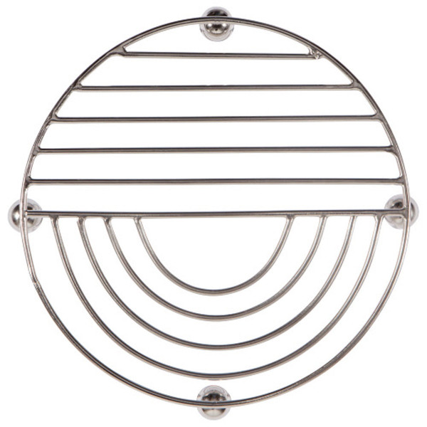 Now Designs Sunup Metal Trivet, Brushed Steel - 8" (5238004)