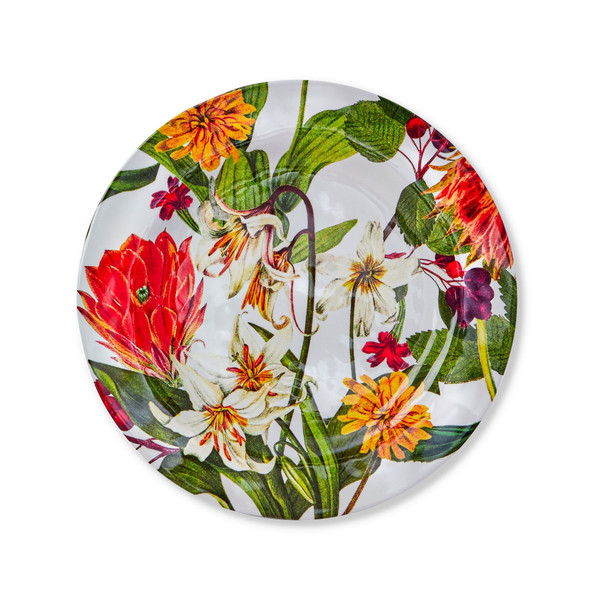 TAG Melamine Dinner Plates, The Botanists - Set of 4 (G16300)