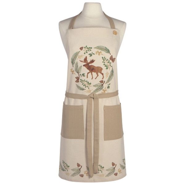 Now Designs Apron, Winter Moose (2026023)