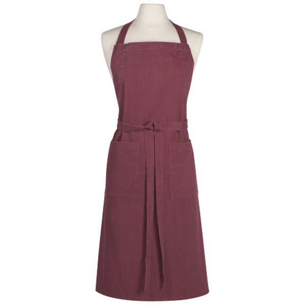 Now Designs Stonewash Apron, Wine (2047617)