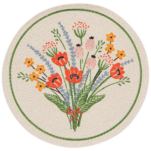 Now Designs Braided Placemat, Bouquet (1035502)