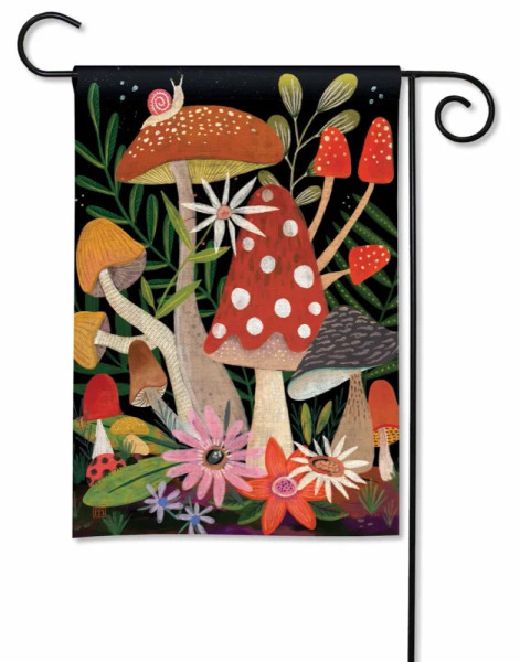 Studio M Garden Flag, Mushroom Garden (32226)