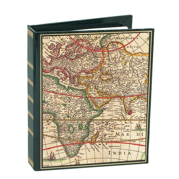 Caspari Address Book, World Map (A3156)