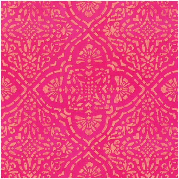Caspari Gift Wrap Roll, Annika Fuchsia & Coral - 8' (103370RC)