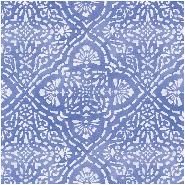 Caspari Gift Wrap Roll, Annika Ceramic Blue - 8' (10037RC)