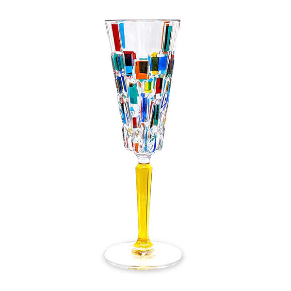 Gage 6oz Flute, Frank Lloyd Wright - Yellow Stem
