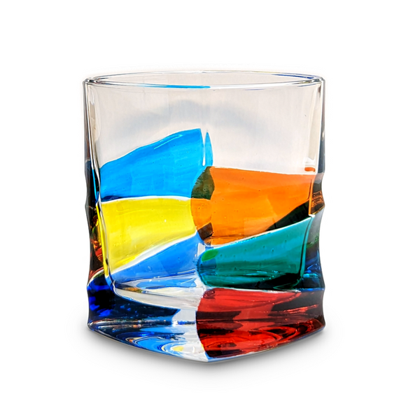 Gage 12oz Double Old Fashioned Whiskey Glass, Ibiza Sail