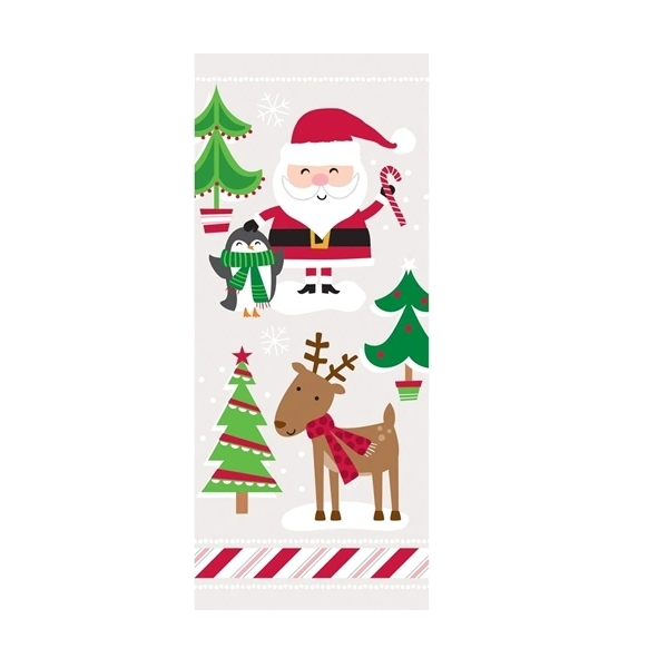 The Gift Wrap Company Cellophane Treat Bags, North Pole Friends (4945-16)