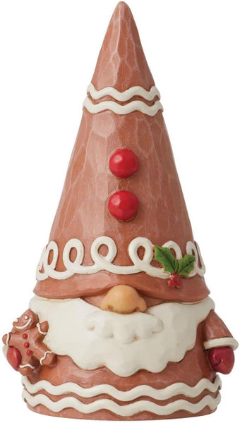 Enesco Jim Shore Heartwood Creek Figure, Oh Snap! Gingerbread Gnome (6012950)