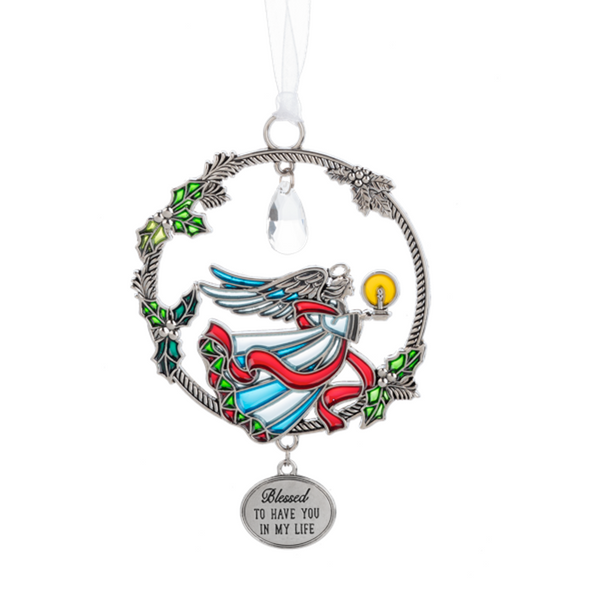 Ganz Wreath Ornament - Blessed To Have You In My Life (EX30763)