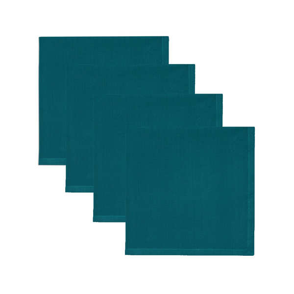 Design Imports Napkins, Peacock - Set of 4 (90522)