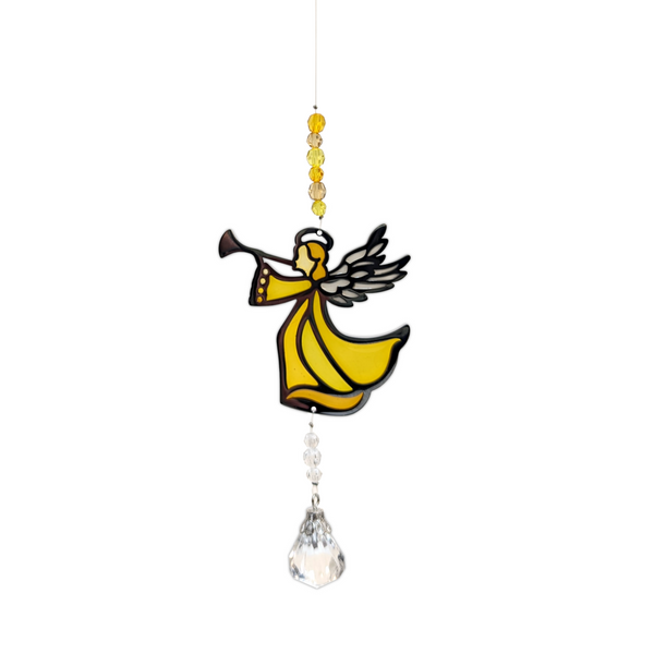 Ganz Christmas Suncatcher Ornament, Angel (ACRYX-276A)