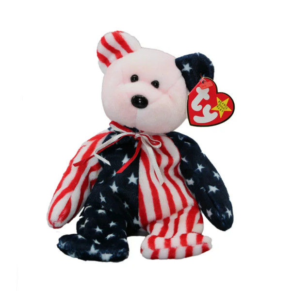 Ty Beanie Babies, Red-Faced Spangle (4245)