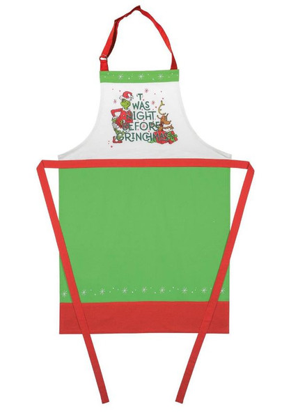 Enesco Apron, Night Before Grinchmas (6013494)
