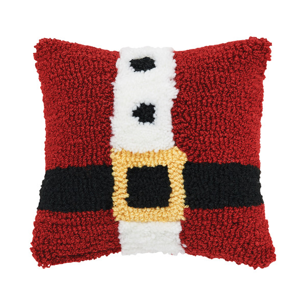 C&F Home Hooked Throw Pillow, Santa Suit (C44488073)