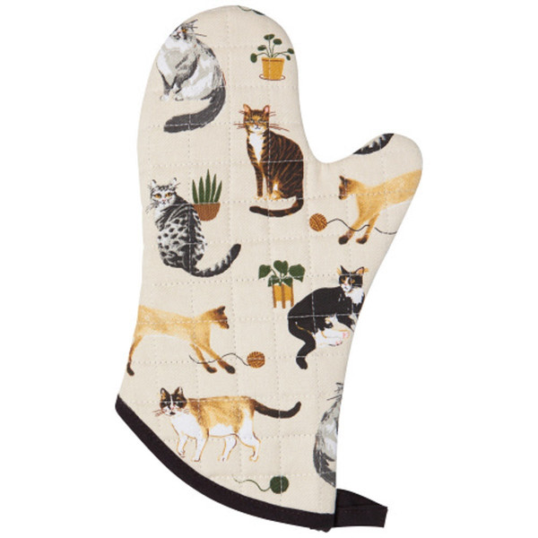 Now Designs Chef Oven Mitt, Cat Collective (NOM1195D)