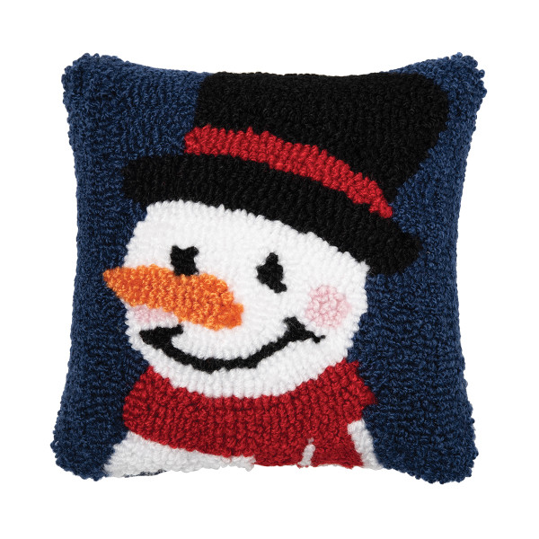 C&F Home Hooked Throw Pillow, Snowman Wishes (C44488114)