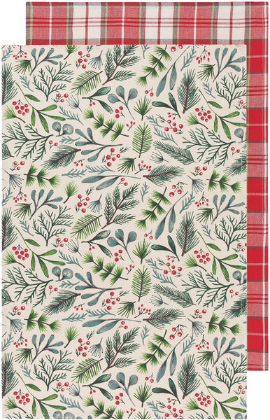 Now Designs Dishtowels, Bough & Berry - Set of 2 (2232068)
