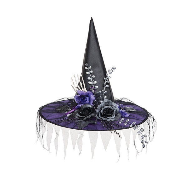 C&F Witch Hat, Purple (HAT75448A)