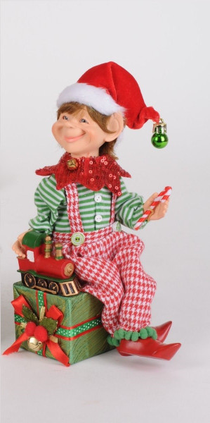 Karen Didion Elf Boy On Present (CC09-28)
