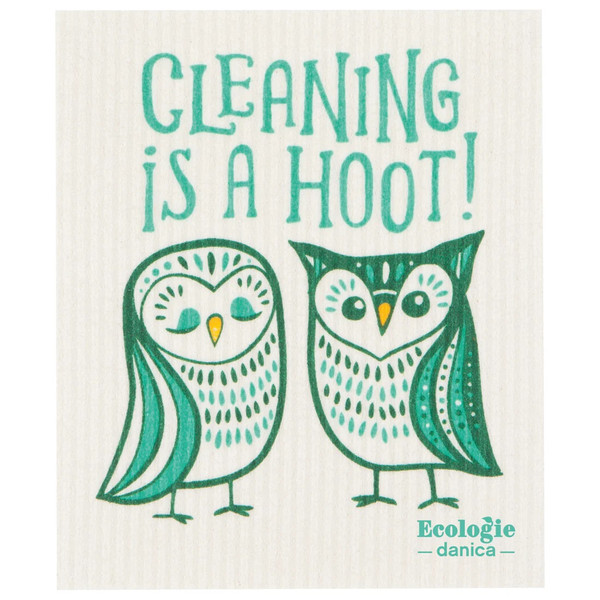 Now Designs Swedish Sponge Dishcloth, Hootenanny (2000021)