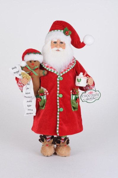 Karen Didion Hot Chocolate Santa (CC16-252)