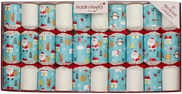 Robin Reed 8.5" Crackers, Christmas Cuties - Box of 10 (42304)