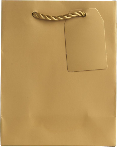 Jillson & Roberts Gift Bag, Gold Matte - Small (ST915)