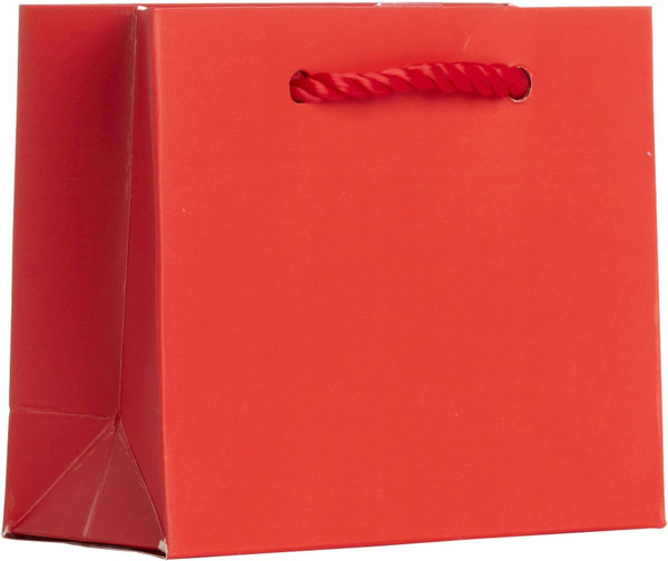 Jillson & Roberts Gift Bag, Red  Matte - Tiny (TT909)