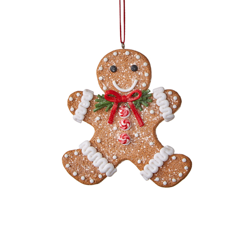 Raz Imports Cookie Ornament, Gingerbread Man (4116521A) 