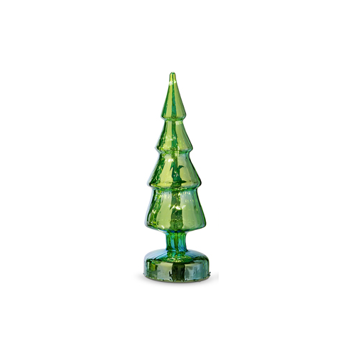 Raz Imports Lighted Tree, Green Iridescent - 11" (4222843SM)