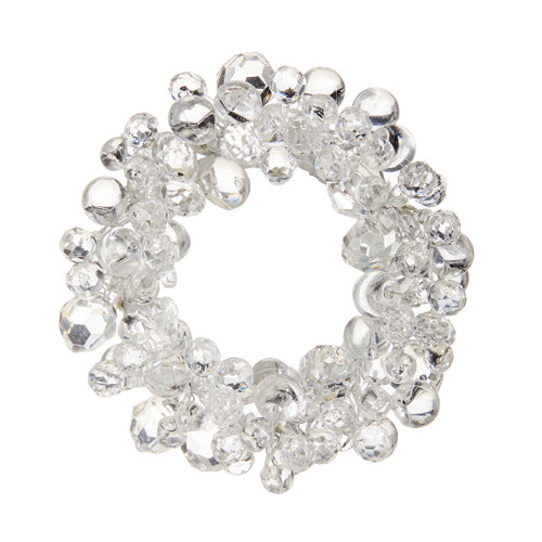 Raz Imports Crystal Candle Ring - 4.5" (4310123)
