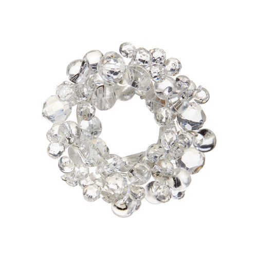 Raz Imports Crystal Candle Ring - 3.5" (4310124)