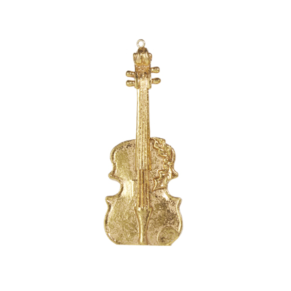 Raz Imports Ornament, Gold Instrument - Violin (4316163A)